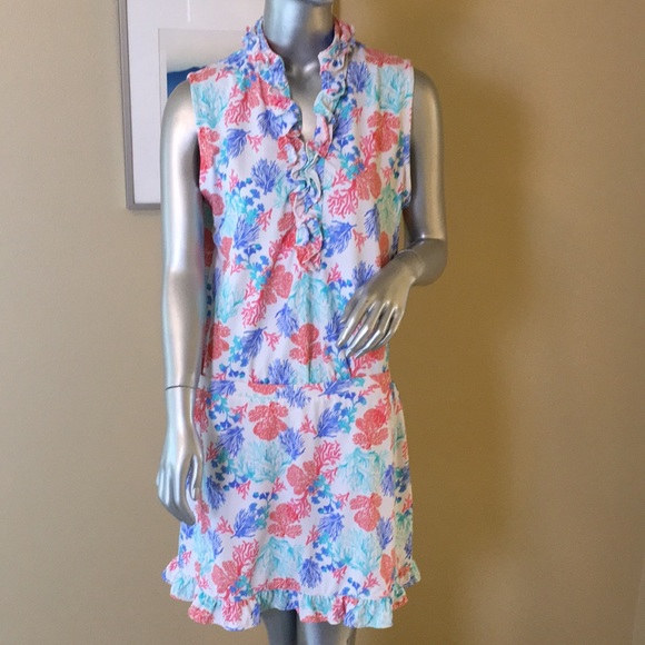 G LifestyleSleeveless Ruffle Top & Ruffle Tennis Skirt Set